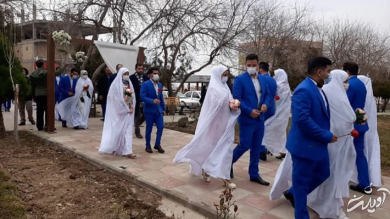 ۴۳ زوج البرزی زندگی مشترک خود را آغاز کردند+عکس